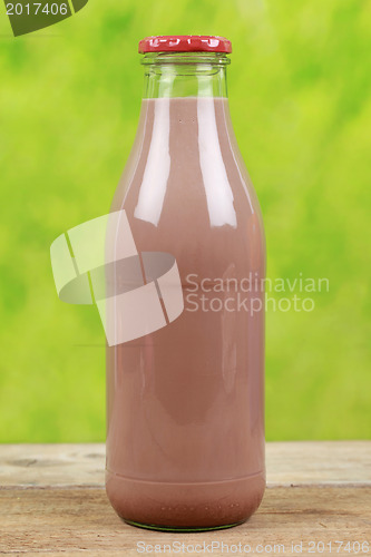 Image of Chocolate drink in a bottle