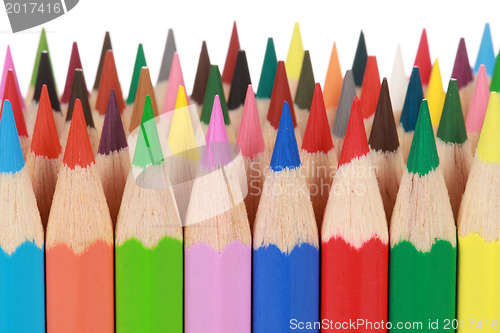 Image of Collection of colored pencils