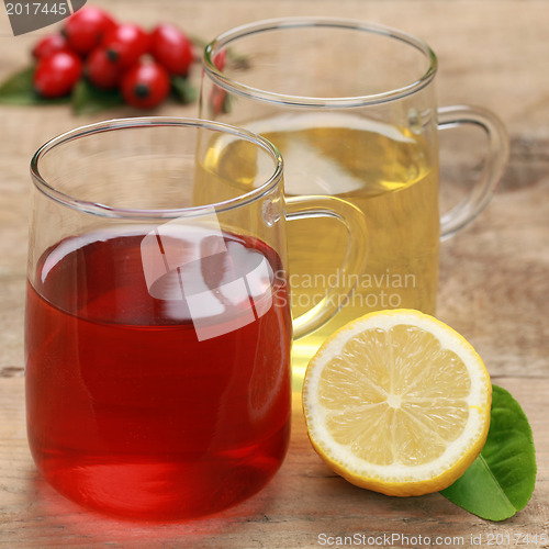 Image of Red and yellow tea