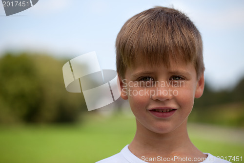 Image of Portrait of a young boy