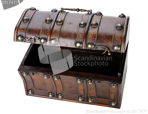 Image of Wooden chest.