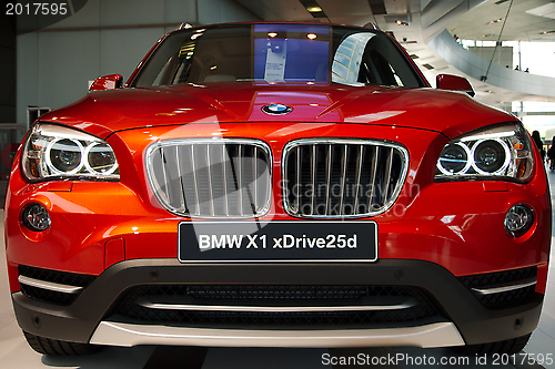 Image of BMW X1 xDrive25d front closeup