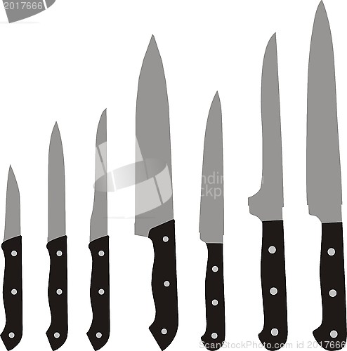 Image of Kitchen knives