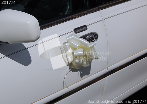 Image of Decorated Limousine Door