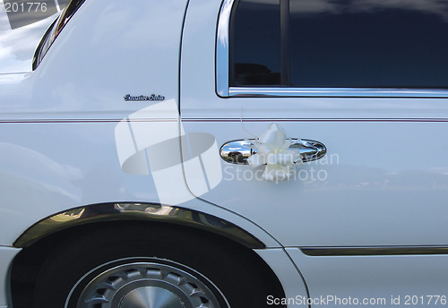 Image of Rear door of Limo