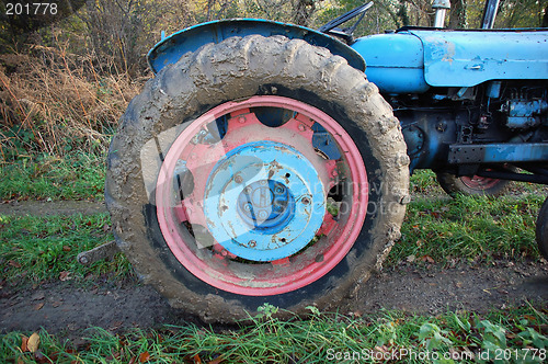 Image of Muddy Tractor Wheel