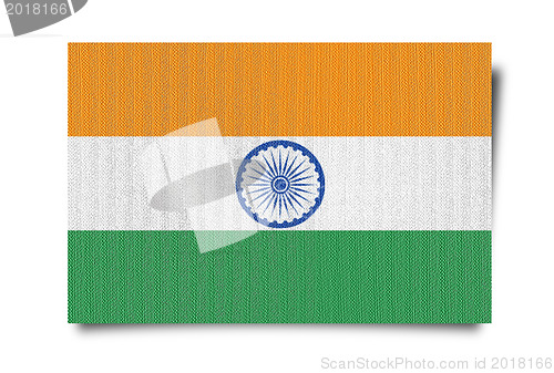 Image of Grunge flag series - India 