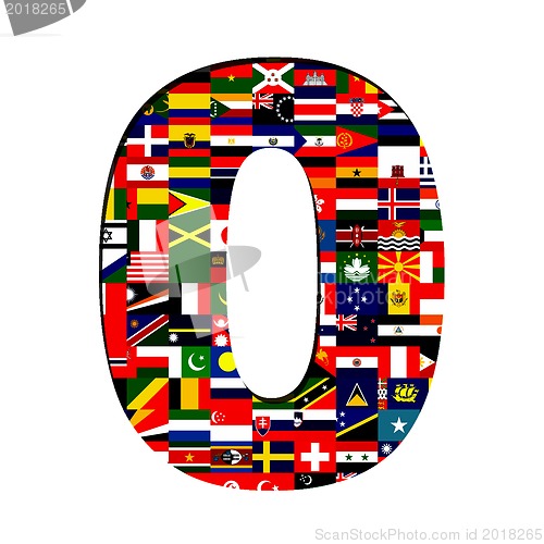 Image of ALL flag collection in number