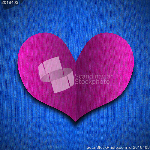 Image of Valentin Card Design with Vintage Background 