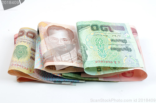 Image of close up of thai money 