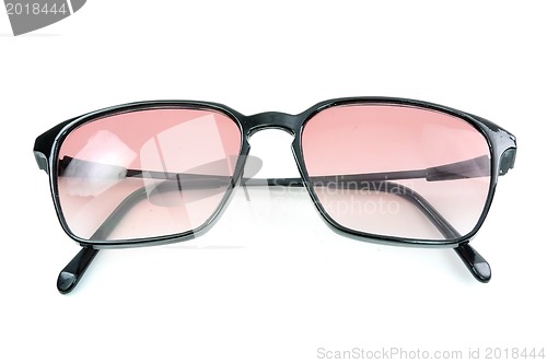 Image of Sun glasses on the white backgrounds 