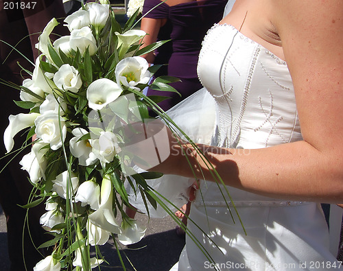 Image of Bouquet and Bride