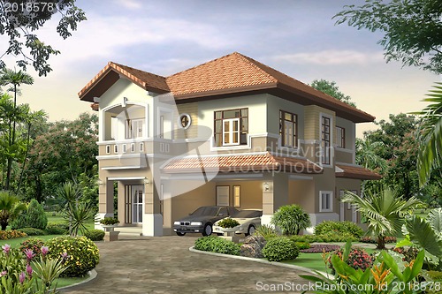 Image of 3d house