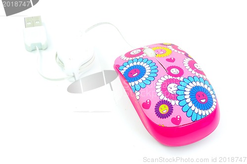 Image of The pink mouse optical mouse 