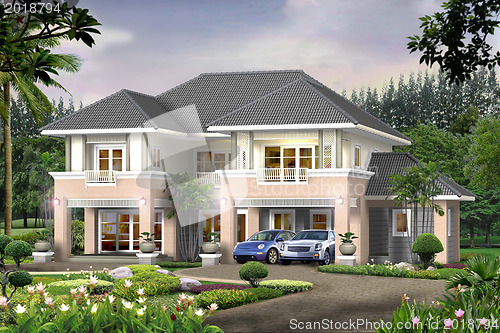 Image of 3d house