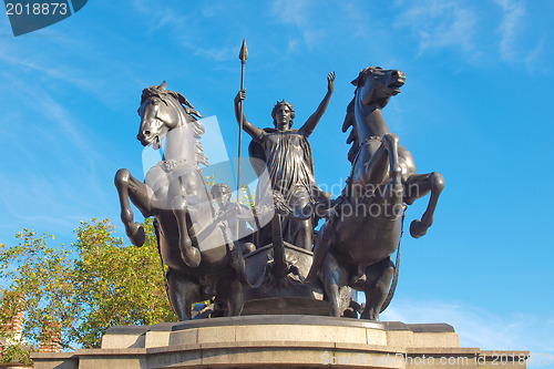 Image of Boadicea monument London