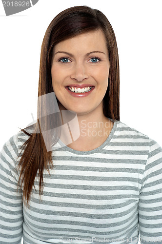 Image of Snap shot of a cheerful young woman