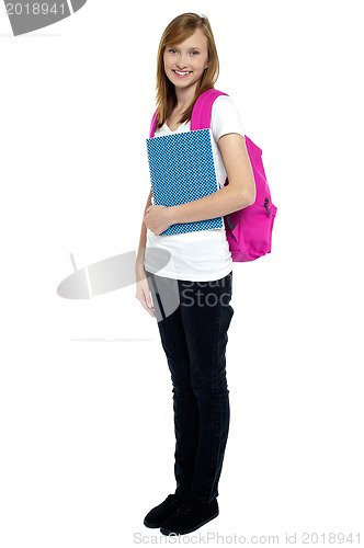 Image of University student ready to attend college