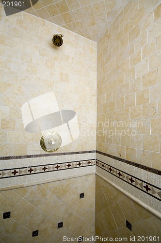 Image of tile detail shower