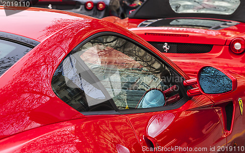 Image of Abstract Ferrari Red