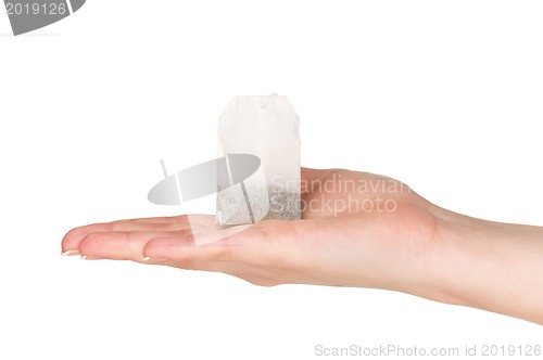 Image of Hand with teabag