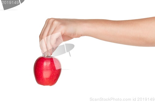 Image of Hand with apple