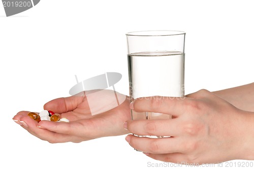 Image of Hand with pills