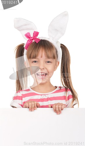 Image of Girl with bunny ears