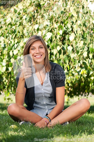 Image of Portrait of teenager girl