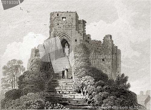 Image of Carisbrooke Castle.