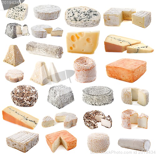 Image of various cheeses