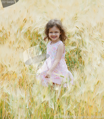 Image of girl in a field