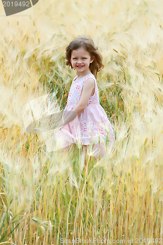 Image of girl in a field