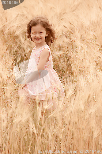 Image of girl in a field