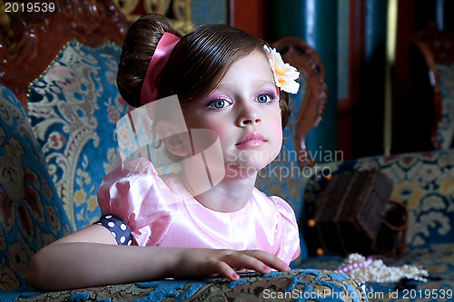 Image of Girl in pink
