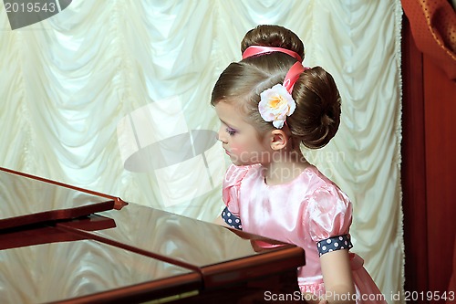 Image of Girl in pink