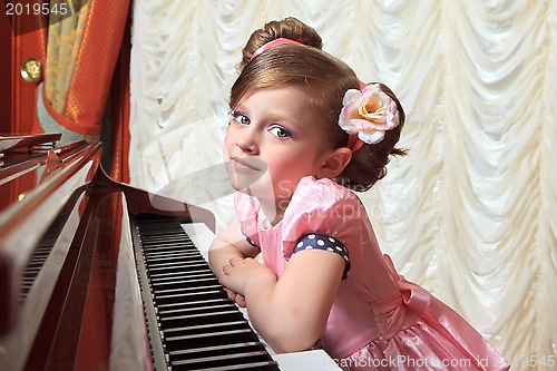 Image of Girl in pink