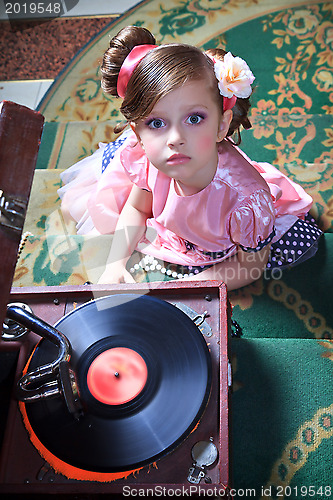 Image of Girl in pink