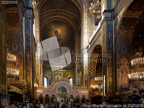 Image of Praying in orthodox church