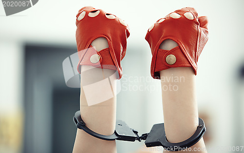 Image of Hands in wristlets