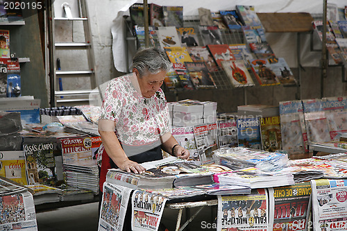 Image of Urban newsstand