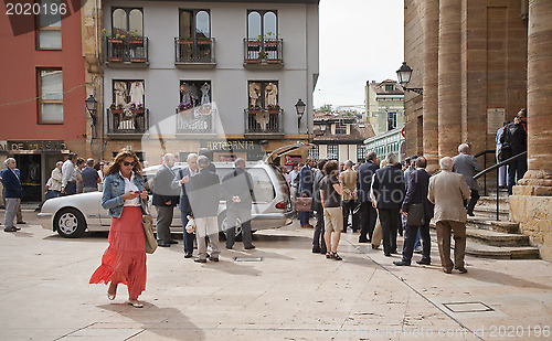 Image of Relaxed urban funeral