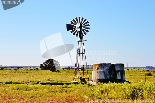Image of windmill water pump