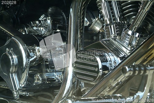 Image of Detail of motorcycle