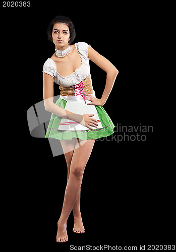 Image of German beer girl