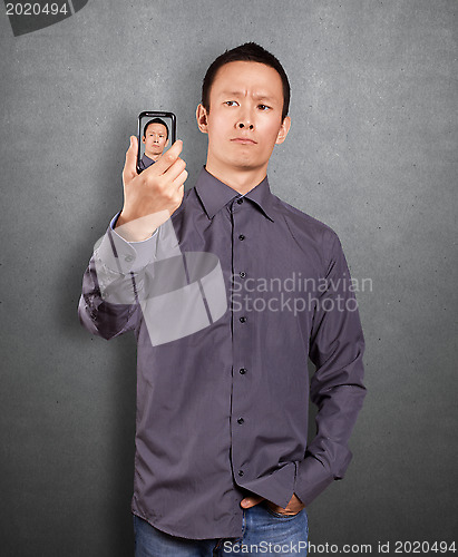 Image of Asian Man Making An Avatar
