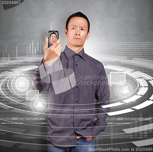 Image of Asian Man Making An Avatar