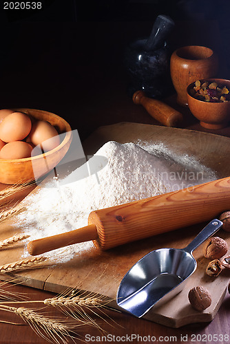 Image of Flour and ingredients