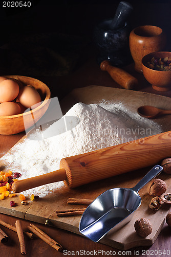 Image of Flour and ingredients