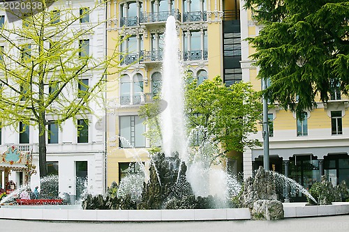 Image of Fountain, Lugano , Switzerland
